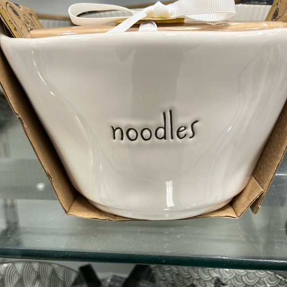 Rae Dunn White Bowl with Snoopy and Woodstock Design - Picture 2 of 3